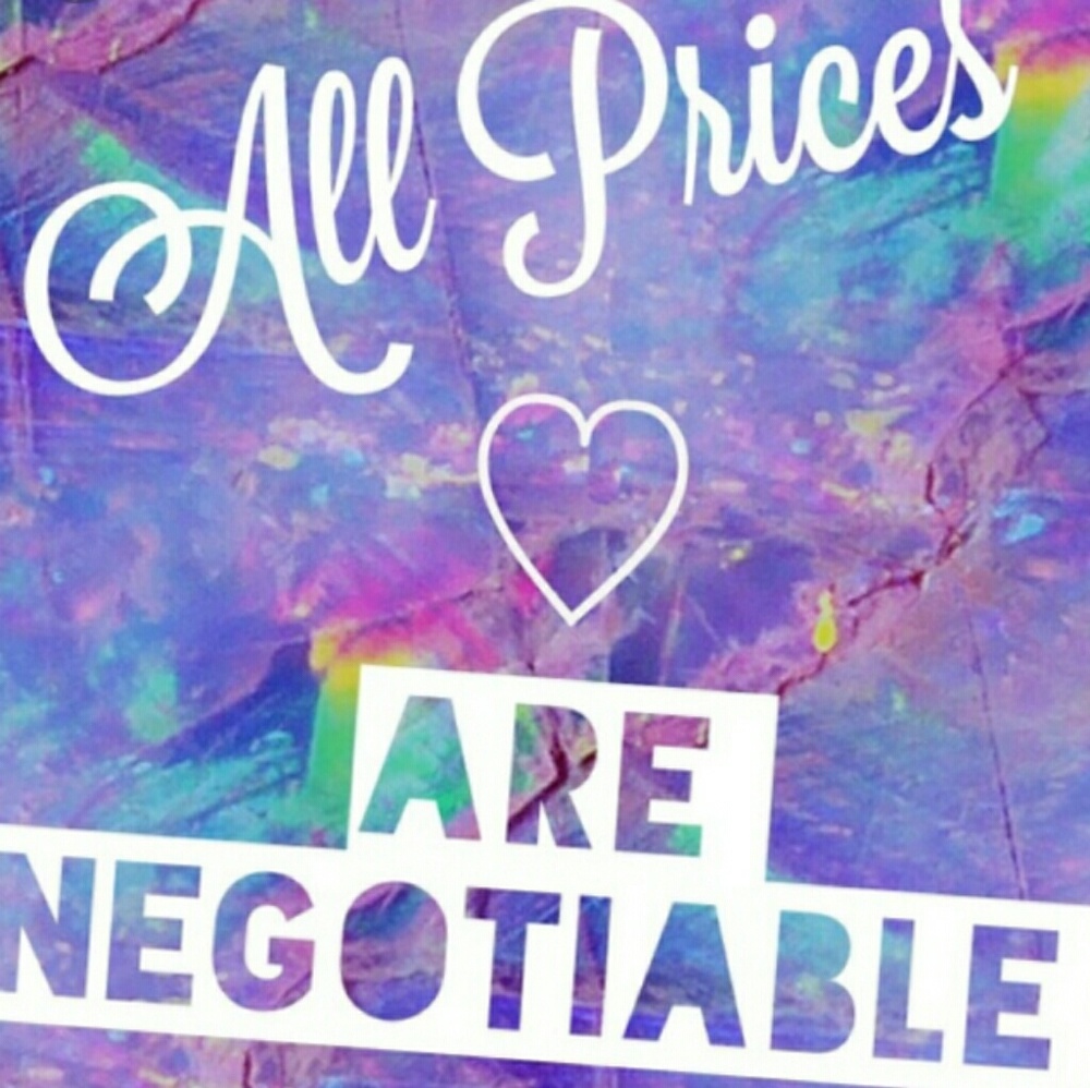 All prices negotiable